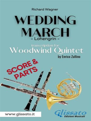 cover image of Wedding March (Wagner)--Woodwind Quintet (score & parts)